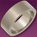 Titanium 8mm shaped ring (LR659) 