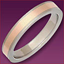 Titanium 4mm 'F' flush Ring (LR686) 