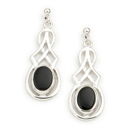 Celtic Onyx Earrings SE33